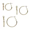 Sonoma Goods For Life™ Hoop Earring Set