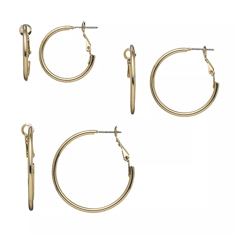 Sonoma Goods For Life™ Hoop Earring Set 1 Sonoma Goods For Life™ Hoop Earring Set