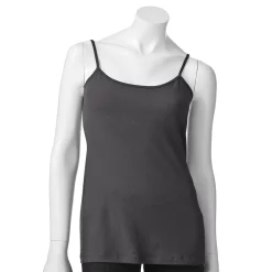 Women's Sonoma Goods For Life® Everyday Built-In Support Camisole 71 Women's Sonoma Goods For Life® Everyday Built-In Support Camisole -True Fit Shop 2433356 Asphalt