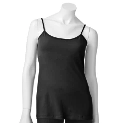 Women's Sonoma Goods For Life® Everyday Built-In Support Camisole 60 Women's Sonoma Goods For Life® Everyday Built-In Support Camisole -True Fit Shop 2433356 Black