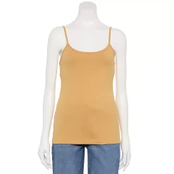 Women's Sonoma Goods For Life® Everyday Built-In Support Camisole 89 Women's Sonoma Goods For Life® Everyday Built-In Support Camisole -True Fit Shop 2433356 Camel Hyde