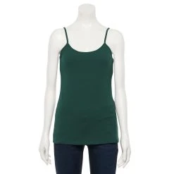 Women's Sonoma Goods For Life® Everyday Built-In Support Camisole 85 Women's Sonoma Goods For Life® Everyday Built-In Support Camisole -True Fit Shop 2433356 Deep Green