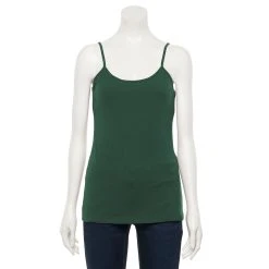 Women's Sonoma Goods For Life® Everyday Built-In Support Camisole 57 Women's Sonoma Goods For Life® Everyday Built-In Support Camisole -True Fit Shop 2433356 Indulgent Green