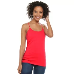 Women's Sonoma Goods For Life® Everyday Built-In Support Camisole 59 Women's Sonoma Goods For Life® Everyday Built-In Support Camisole -True Fit Shop 2433356 Lava Burst