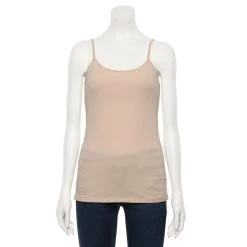 Women's Sonoma Goods For Life® Everyday Built-In Support Camisole 84 Women's Sonoma Goods For Life® Everyday Built-In Support Camisole -True Fit Shop 2433356 Light Sand