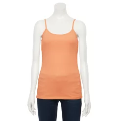 Women's Sonoma Goods For Life® Everyday Built-In Support Camisole 56 Women's Sonoma Goods For Life® Everyday Built-In Support Camisole -True Fit Shop 2433356 Orange Caramel