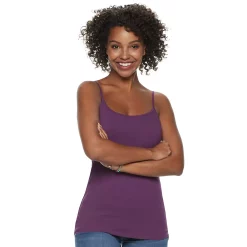 Women's Sonoma Goods For Life® Everyday Built-In Support Camisole 91 Women's Sonoma Goods For Life® Everyday Built-In Support Camisole -True Fit Shop 2433356 Plum Quartz