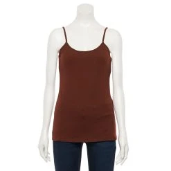 Women's Sonoma Goods For Life® Everyday Built-In Support Camisole 70 Women's Sonoma Goods For Life® Everyday Built-In Support Camisole -True Fit Shop 2433356 Spicy Chocolate