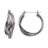 Sonoma Goods For Life™ Textured Crisscross Multi Hoop Earrings