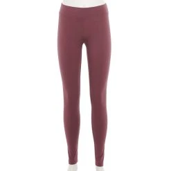 Women's Sonoma Goods For Life® Midrise Leggings -True Fit Shop 2946661 Deep Mauve