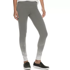 Women's Sonoma Goods For Life® Midrise Leggings -True Fit Shop 2946661 Gray Dye Effect