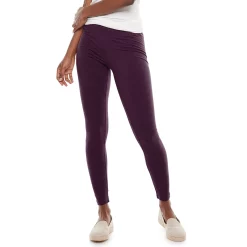 Women's Sonoma Goods For Life® Midrise Leggings -True Fit Shop 2946661 Plum Skin