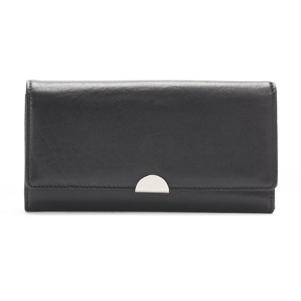 Sonoma Goods For Life® Lambskin Leather RFID-Blocking Full Clutch 1 Sonoma Goods For Life® Lambskin Leather RFID-Blocking Full Clutch