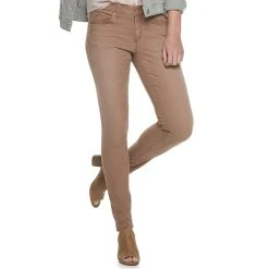 Women's Sonoma Goods For Life® Supersoft Stretch Midrise Skinny Jeans 40 Women's Sonoma Goods For Life® Supersoft Stretch Midrise Skinny Jeans -True Fit Shop 2954787 Bali Brown