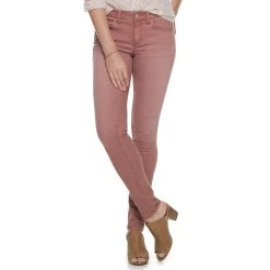 Women's Sonoma Goods For Life® Supersoft Stretch Midrise Skinny Jeans 54 Women's Sonoma Goods For Life® Supersoft Stretch Midrise Skinny Jeans -True Fit Shop 2954787 Mauve