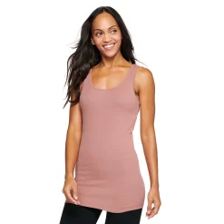 Women's Sonoma Goods For Life® Tunic Layering Tank Top -True Fit Shop 2979874 Chic Mauve