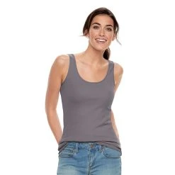 Women's Sonoma Goods For Life® Tunic Layering Tank Top -True Fit Shop 2979874 Lavender Purple
