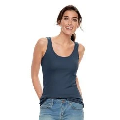 Women's Sonoma Goods For Life® Tunic Layering Tank Top -True Fit Shop 2979874 Navy