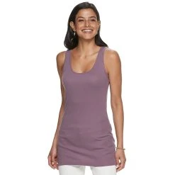 Women's Sonoma Goods For Life® Tunic Layering Tank Top -True Fit Shop 2979874 Odyssey Lilac