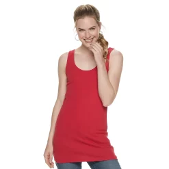 Women's Sonoma Goods For Life® Tunic Layering Tank Top -True Fit Shop 2979874 Valentine Cupid