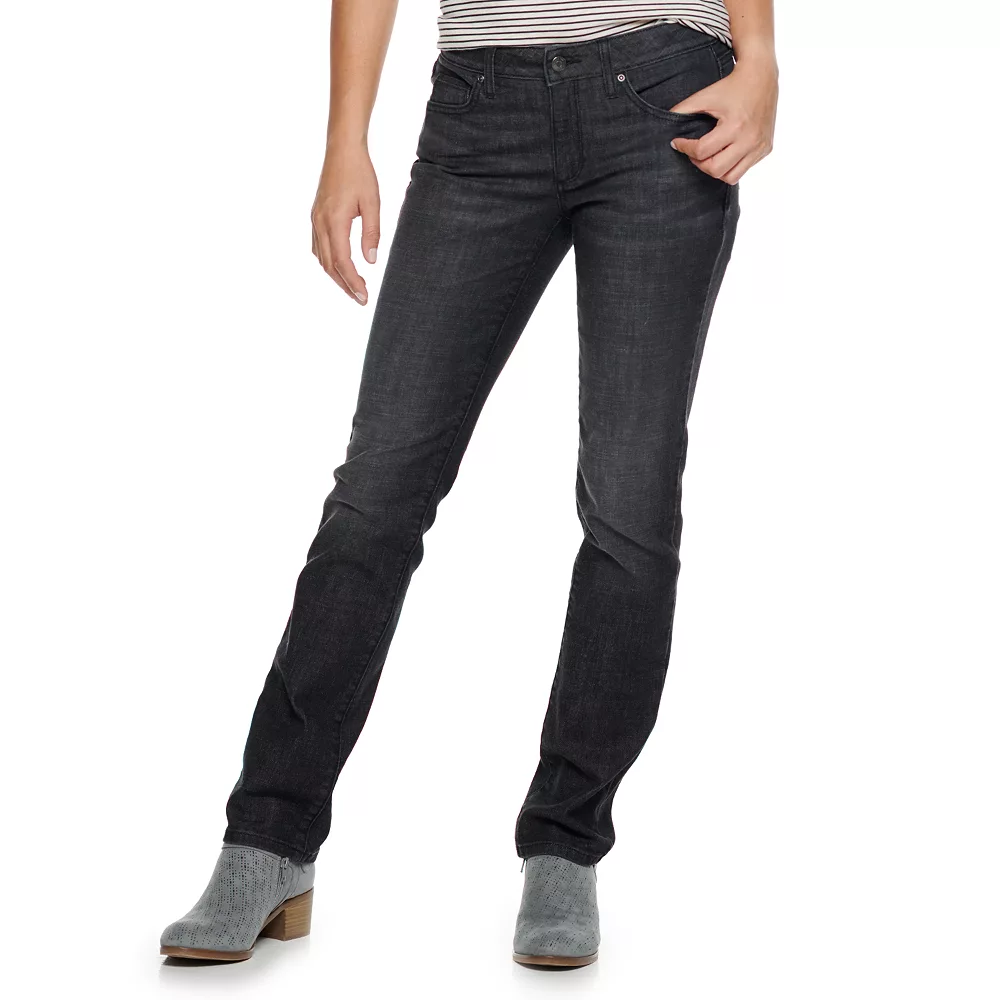 Women's Sonoma Goods For Life® Supersoft Midrise Straight-Leg Jeans 14 Women's Sonoma Goods For Life® Supersoft Midrise Straight-Leg Jeans - Image 14