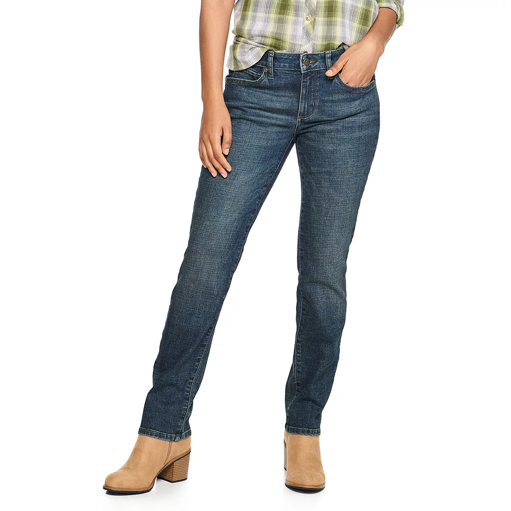 Women's Sonoma Goods For Life® Supersoft Midrise Straight-Leg Jeans 11 Women's Sonoma Goods For Life® Supersoft Midrise Straight-Leg Jeans - Image 11