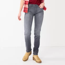 Women's Sonoma Goods For Life® Supersoft Midrise Straight-Leg Jeans 23 Women's Sonoma Goods For Life® Supersoft Midrise Straight-Leg Jeans -True Fit Shop 3022856 Light Grey