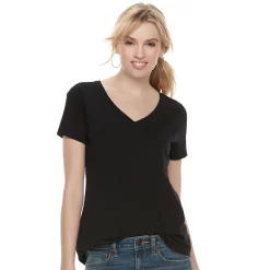 Petite Sonoma Goods For LifeĀ® Essential V-Neck Tee