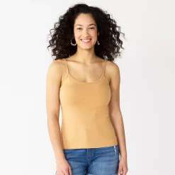 Women's Sonoma Goods For Life® Everyday Camisole 84 Women's Sonoma Goods For Life® Everyday Camisole -True Fit Shop 3223700 Camel