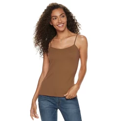 Women's Sonoma Goods For Life® Everyday Camisole 68 Women's Sonoma Goods For Life® Everyday Camisole -True Fit Shop 3223700 Chestnut Brown