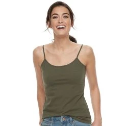 Women's Sonoma Goods For Life® Everyday Camisole 54 Women's Sonoma Goods For Life® Everyday Camisole -True Fit Shop 3223700 Olive Night