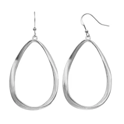 Sonoma Goods For Life® Twisted Open Teardrop Earrings