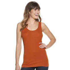 Women's Sonoma Goods For Life® Layering Tank 93 Women's Sonoma Goods For Life® Layering Tank -True Fit Shop 3381138 Brick Pot