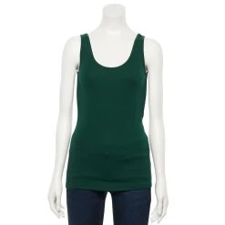 Women's Sonoma Goods For Life® Layering Tank 62 Women's Sonoma Goods For Life® Layering Tank -True Fit Shop 3381138 Emerald