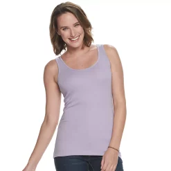 Women's Sonoma Goods For Life® Layering Tank 90 Women's Sonoma Goods For Life® Layering Tank -True Fit Shop 3381138 French Lilac