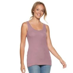 Women's Sonoma Goods For Life® Layering Tank 58 Women's Sonoma Goods For Life® Layering Tank -True Fit Shop 3381138 Lavender