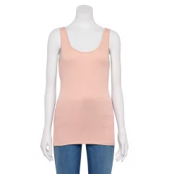 Women's Sonoma Goods For Life® Layering Tank 67 Women's Sonoma Goods For Life® Layering Tank -True Fit Shop 3381138 Light Pink