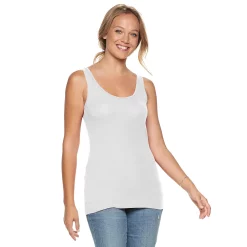Women's Sonoma Goods For Life® Layering Tank 55 Women's Sonoma Goods For Life® Layering Tank -True Fit Shop 3381138 New White