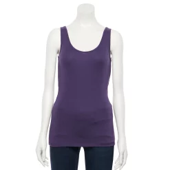 Women's Sonoma Goods For Life® Layering Tank 61 Women's Sonoma Goods For Life® Layering Tank -True Fit Shop 3381138 Plum