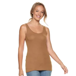 Women's Sonoma Goods For Life® Layering Tank 77 Women's Sonoma Goods For Life® Layering Tank -True Fit Shop 3381138 Warm Brown