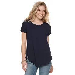 Women's Sonoma Goods For Life® Supersoft Dolman Tunic -True Fit Shop 3509904 Navy Luxe