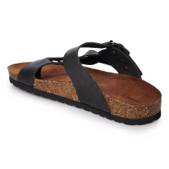 Sonoma Goods For Life® Airbrush Leather Women's Sandals -True Fit Shop 3519013 ALT