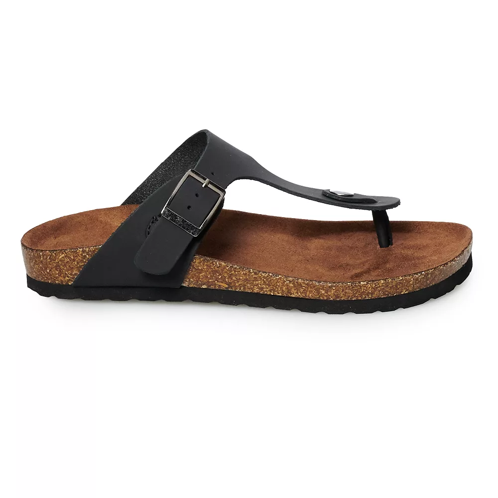 Sonoma Goods For Life® Porcelain Leather Slide Sandals 5 Sonoma Goods For Life® Porcelain Leather Slide Sandals - Image 5