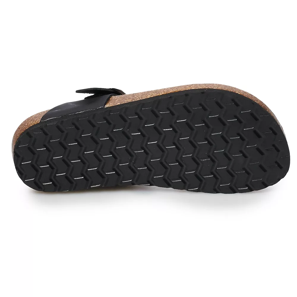 Sonoma Goods For Life® Porcelain Leather Slide Sandals 6 Sonoma Goods For Life® Porcelain Leather Slide Sandals - Image 6