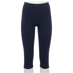 Women's Sonoma Goods For Life® Wide-Waist Capri Leggings -True Fit Shop 3584124 Navy