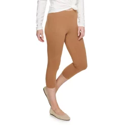 Women's Sonoma Goods For Life® Wide-Waist Capri Leggings -True Fit Shop 3584124 Philip Brown