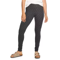 Petite Sonoma Goods For Life® Essential Leggings 15 Petite Sonoma Goods For Life® Essential Leggings -True Fit Shop 3587570 Gray Geo Floral