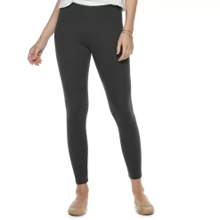 Petite Sonoma Goods For Life® Essential Leggings 17 Petite Sonoma Goods For Life® Essential Leggings -True Fit Shop 3587570 Slate Heather Gray