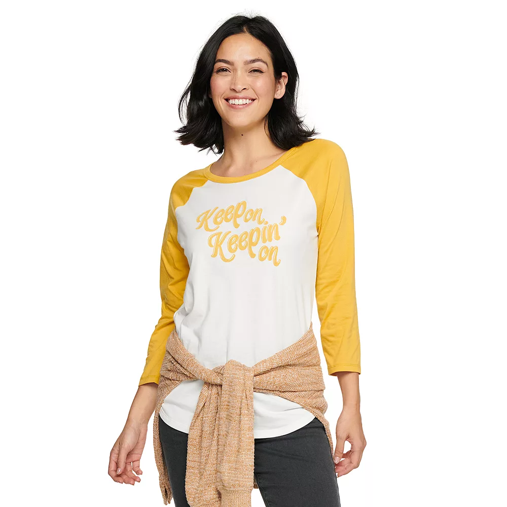 Women's Sonoma Goods For Life® Baseball Tee 6 Women's Sonoma Goods For Life® Baseball Tee - Image 6