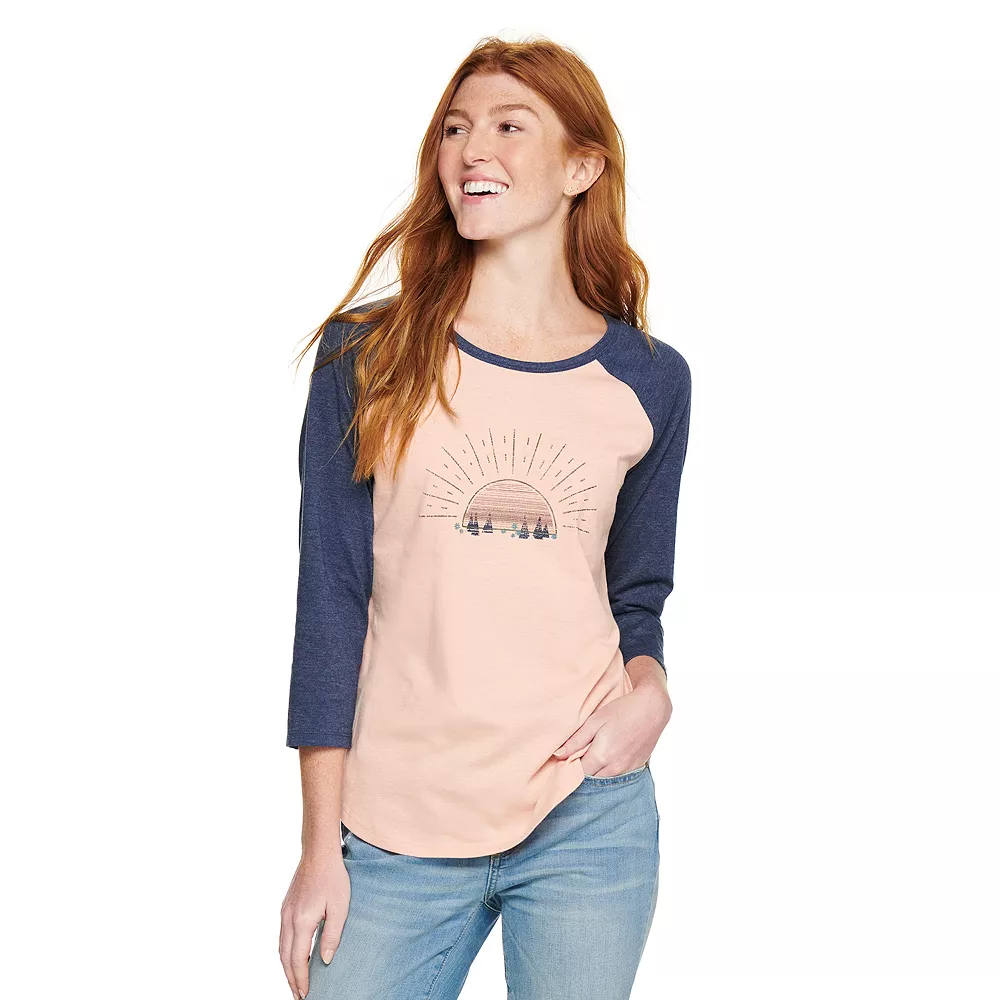 Women's Sonoma Goods For Life® Baseball Tee 8 Women's Sonoma Goods For Life® Baseball Tee - Image 8